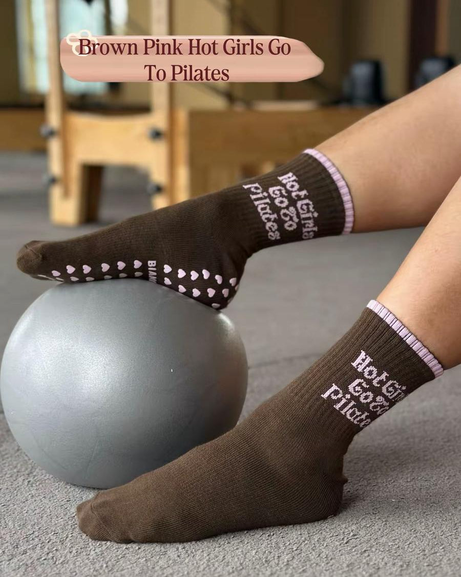 Hot Girls Pilates Grip Socks