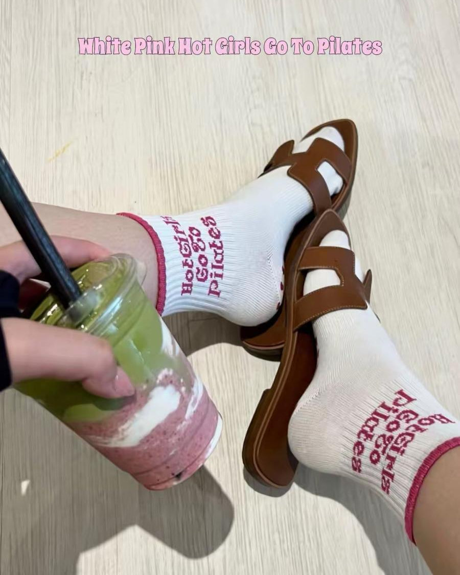 Hot Girls Pilates Grip Socks